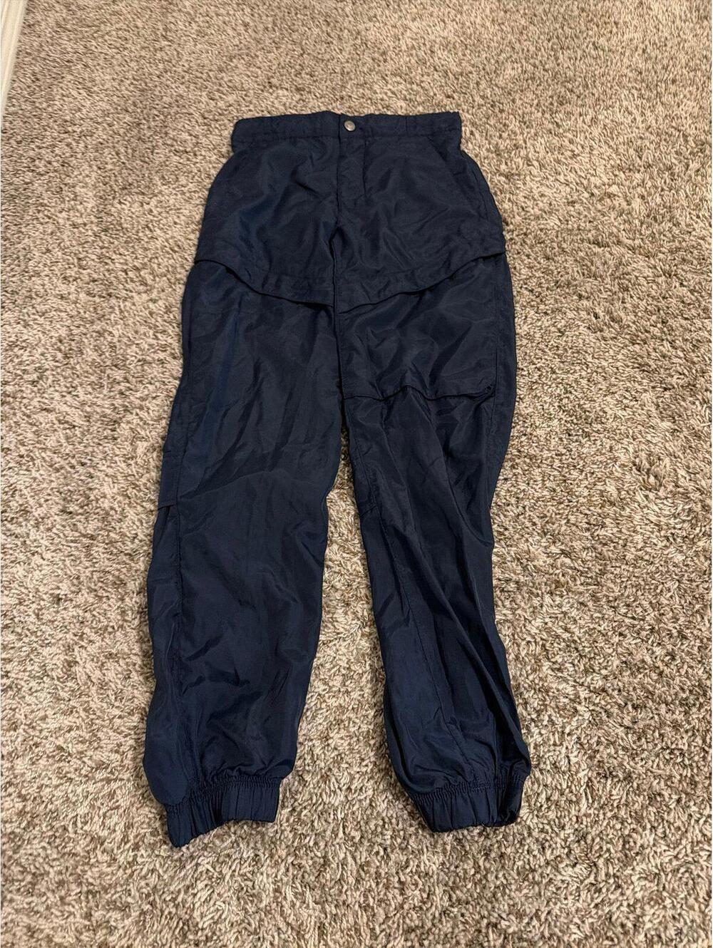 Nike Boys Kids Navy Windbreaker Pants Large